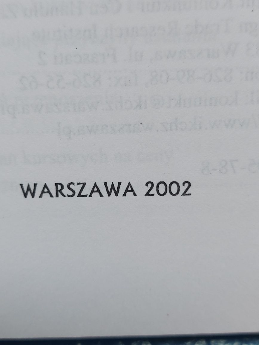 Książka Zmiany kursu walutowego 2002rok