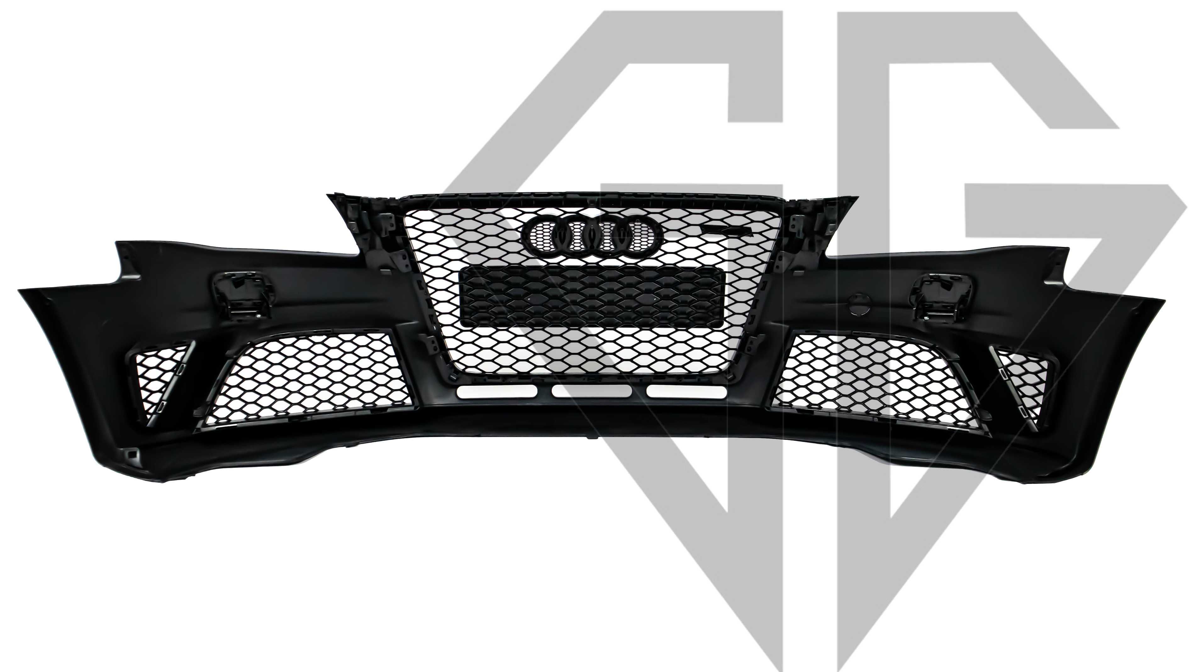 Передний бампер Audi A4 2007-2011год (в стиле RS)