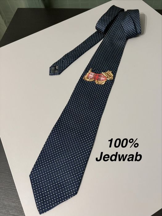 Krawat Giorgio Redaelli 100% jedwab made in Italy
