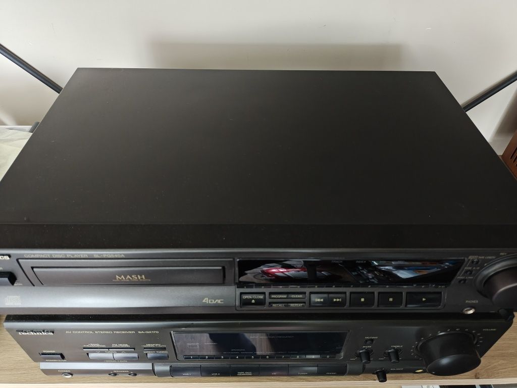 Wieża Technics 2 elementy Amplituner+ Cd sl-pg540a ,sa-gx170