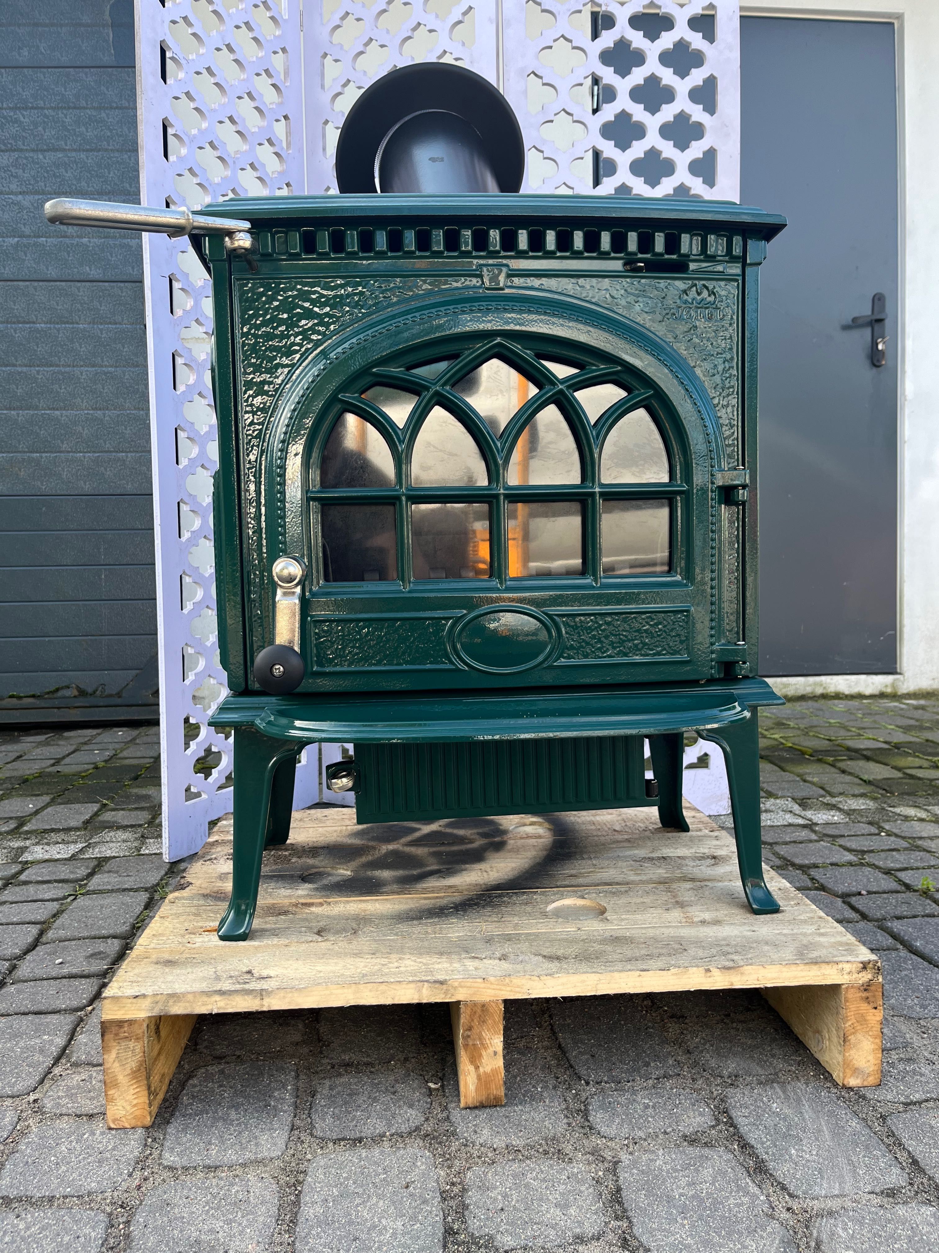 Piec Koza Jotul3 zielona emalia
