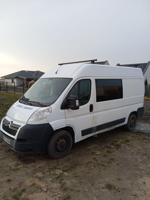 Citroen Jumper 2.2 HDi brygadówka 7 osób,klima,hak.