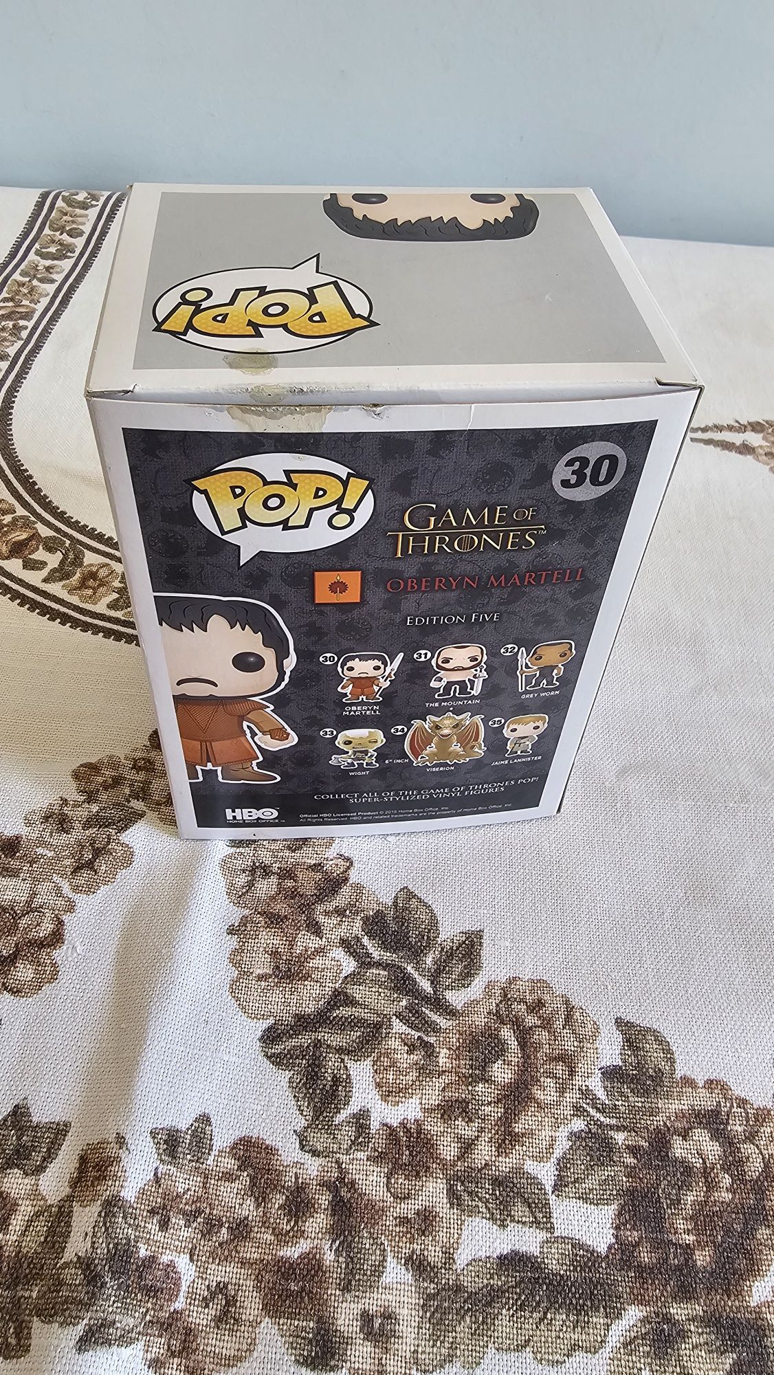 Oberyn Martell Funko Pop gra o tron game of thrones