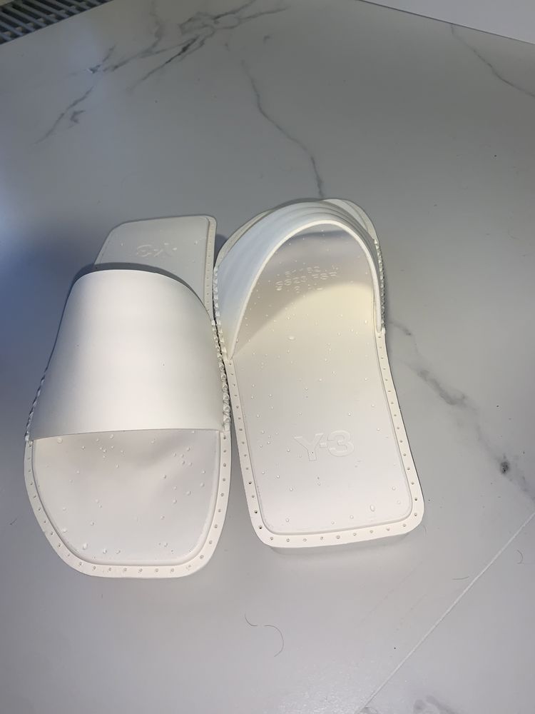Тапочки Adidas Y-3 Water Slides White. Ориг. Новые.