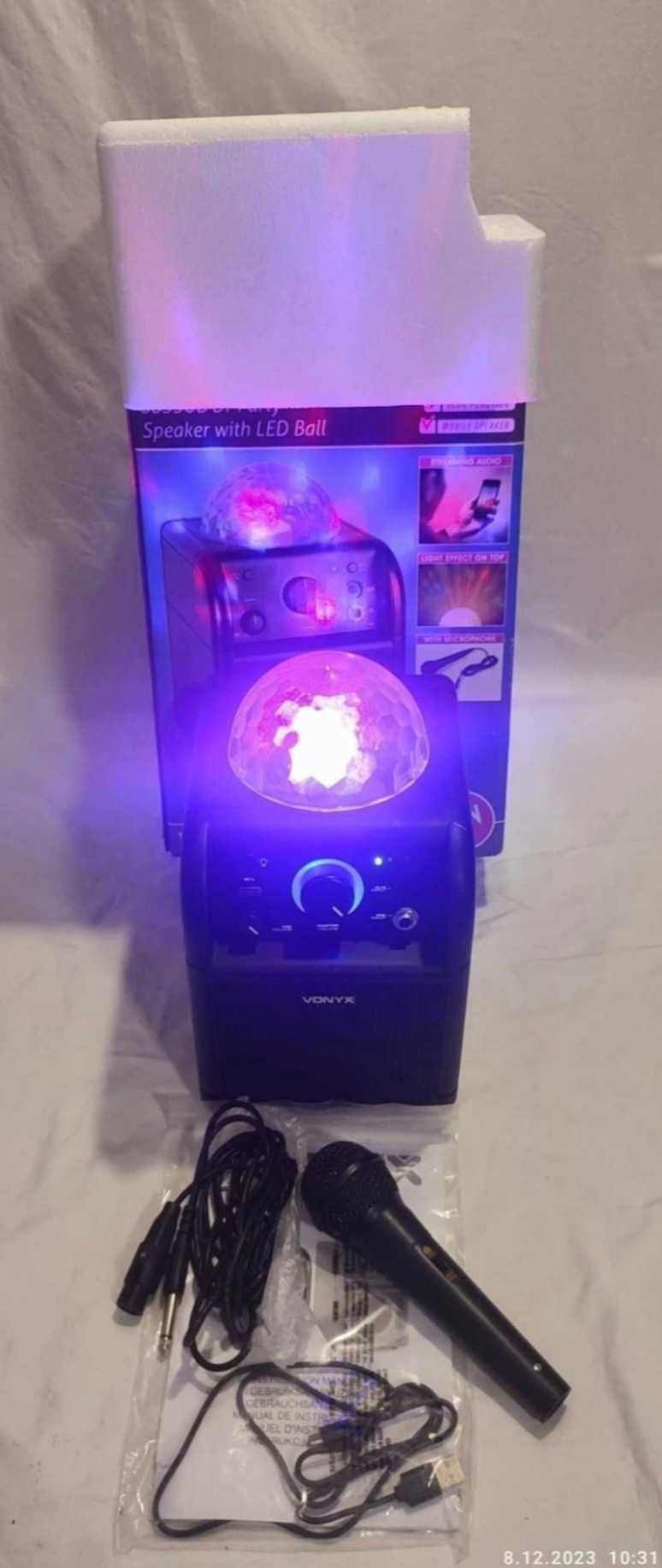 Głośnik bluetooth SBS50B + mikrofon karaoke