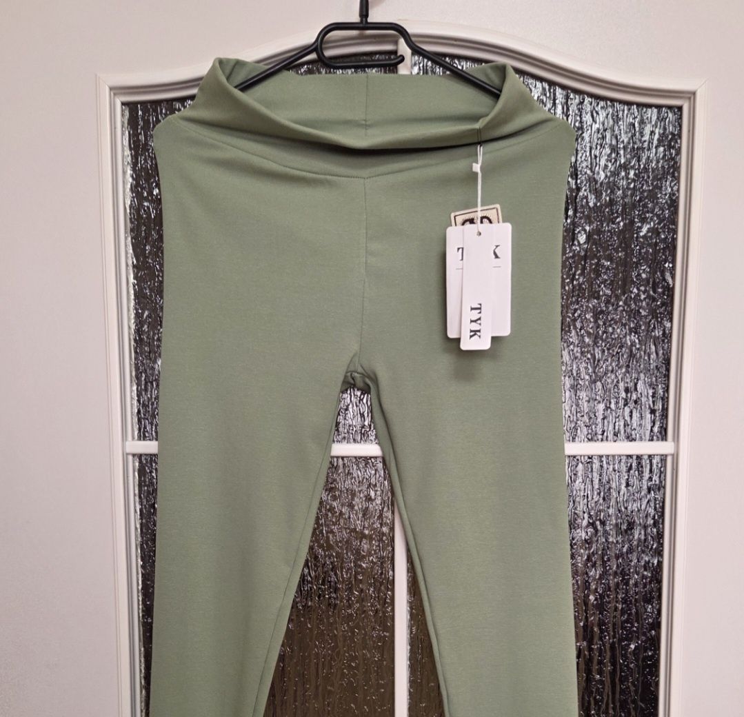 Legginsy Damskie Zielone L/XL 32