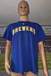 Milwaukee Brewers Majestic MLB #20 Lucroy T-shirt bawełniany size: L