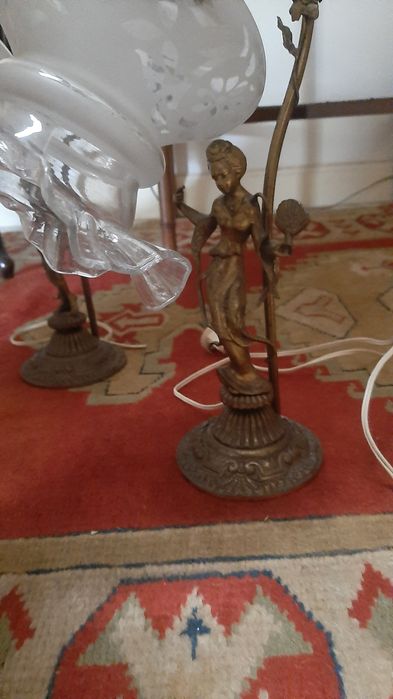 Par de candeeeiros em ferro