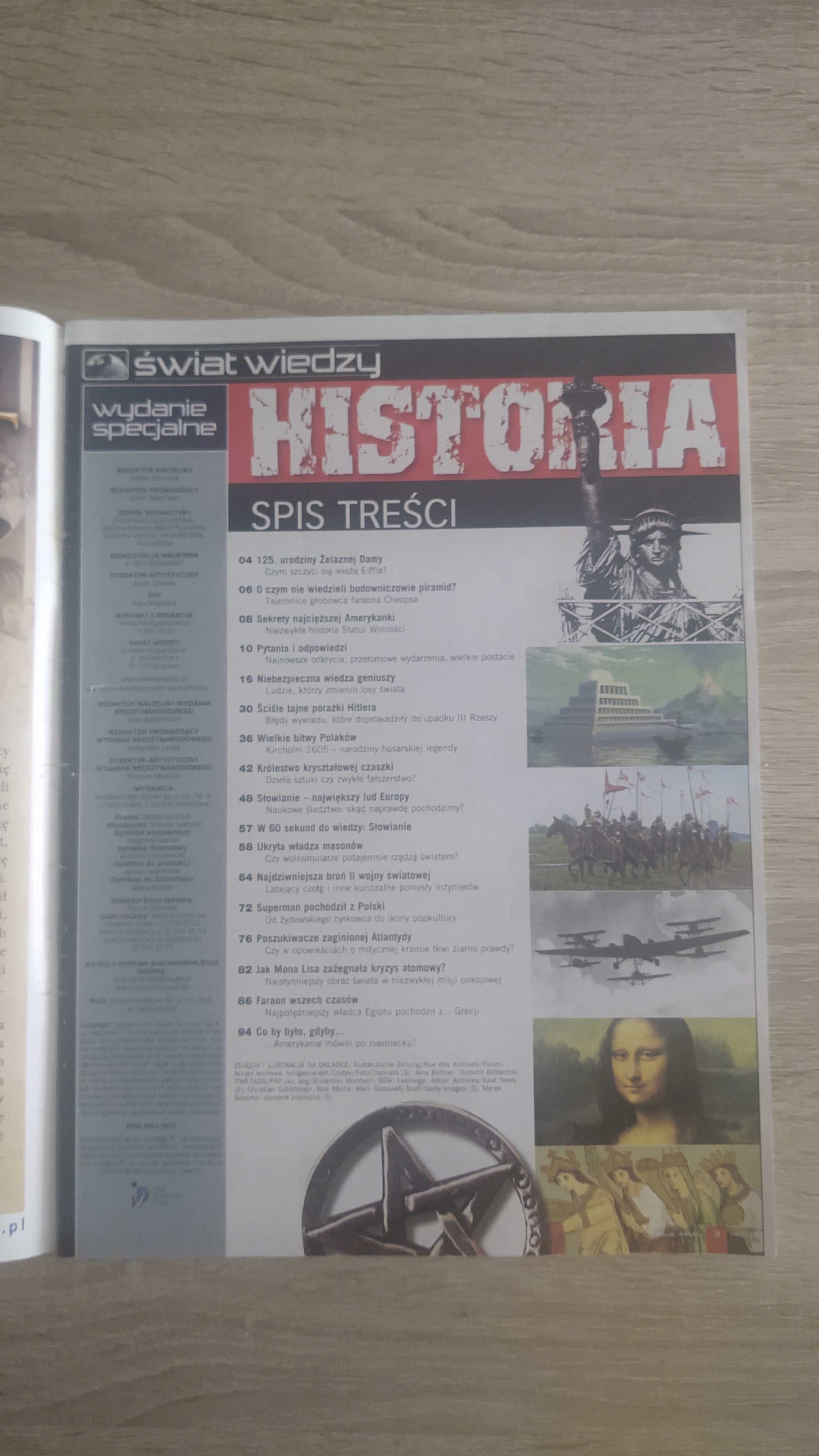 Czasopismo historyczne Świat wiedzy historia wydanie specjalne 2/2014