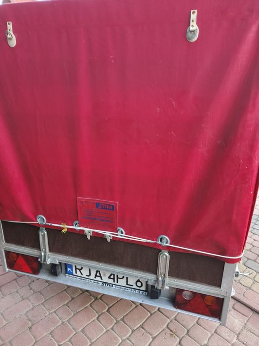 Przyczepka STIM z hamulcem najazdowym,praktycznie NOWA