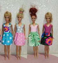 Nowy Zestaw 4x Sukienka dla Lalki Barbie