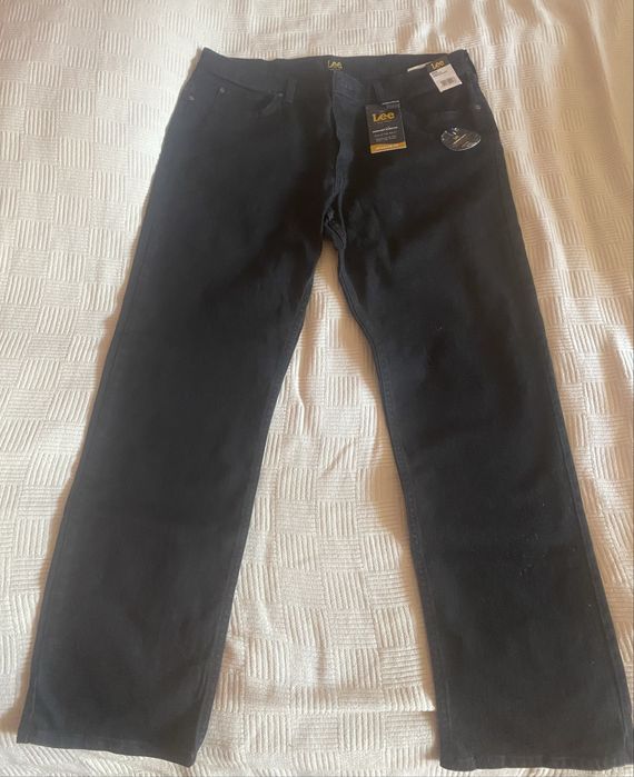 Spodnie dzinsowe LEE, czarne, męskie