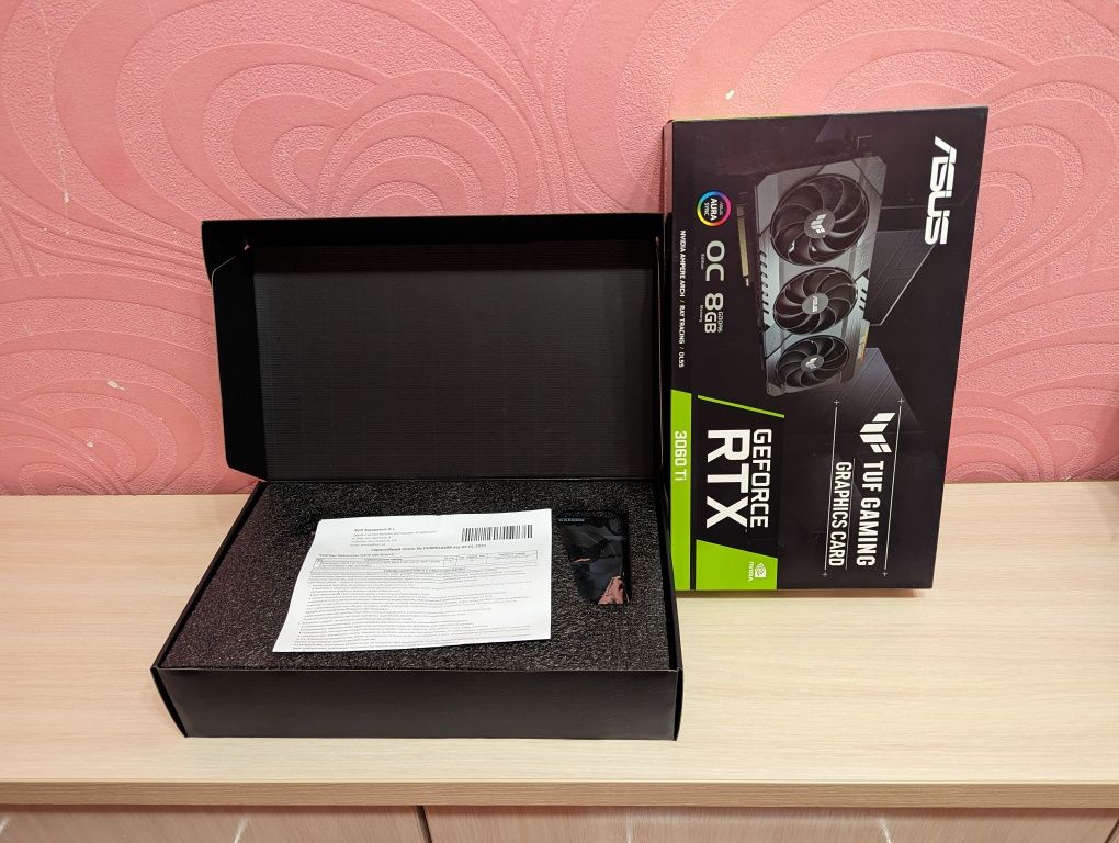 Asus RTX 3060Ti tuf gaming 8 GB