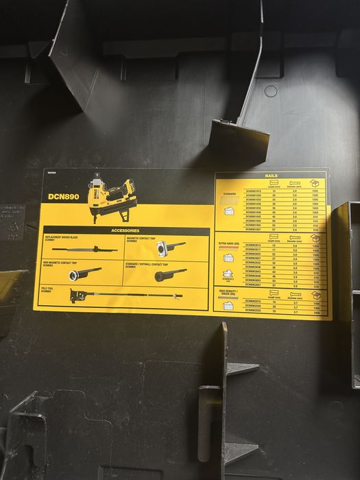Gwozdziarka dewalt dn 890 na baterie