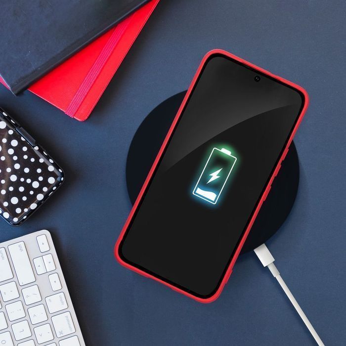 Futerał SILICONE do SAMSUNG S24 Ultra brzoskwiniowy