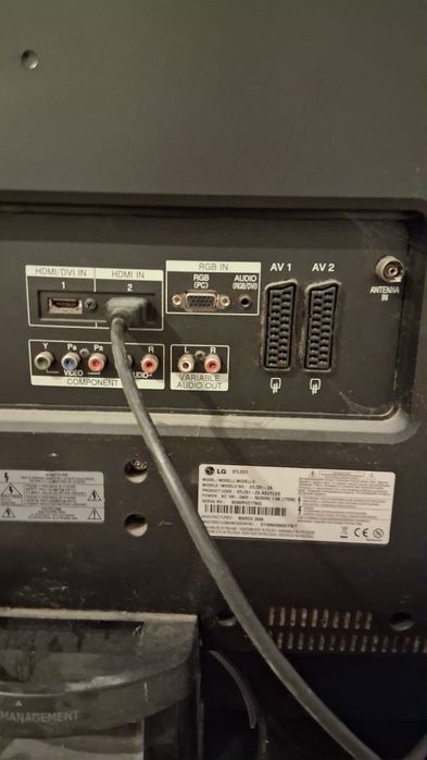Telewizor LG, 37 cali + dekoder