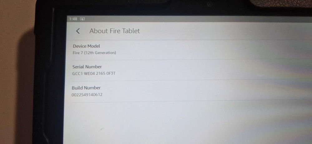 Amazon Tablet Fire 7"  Czarny