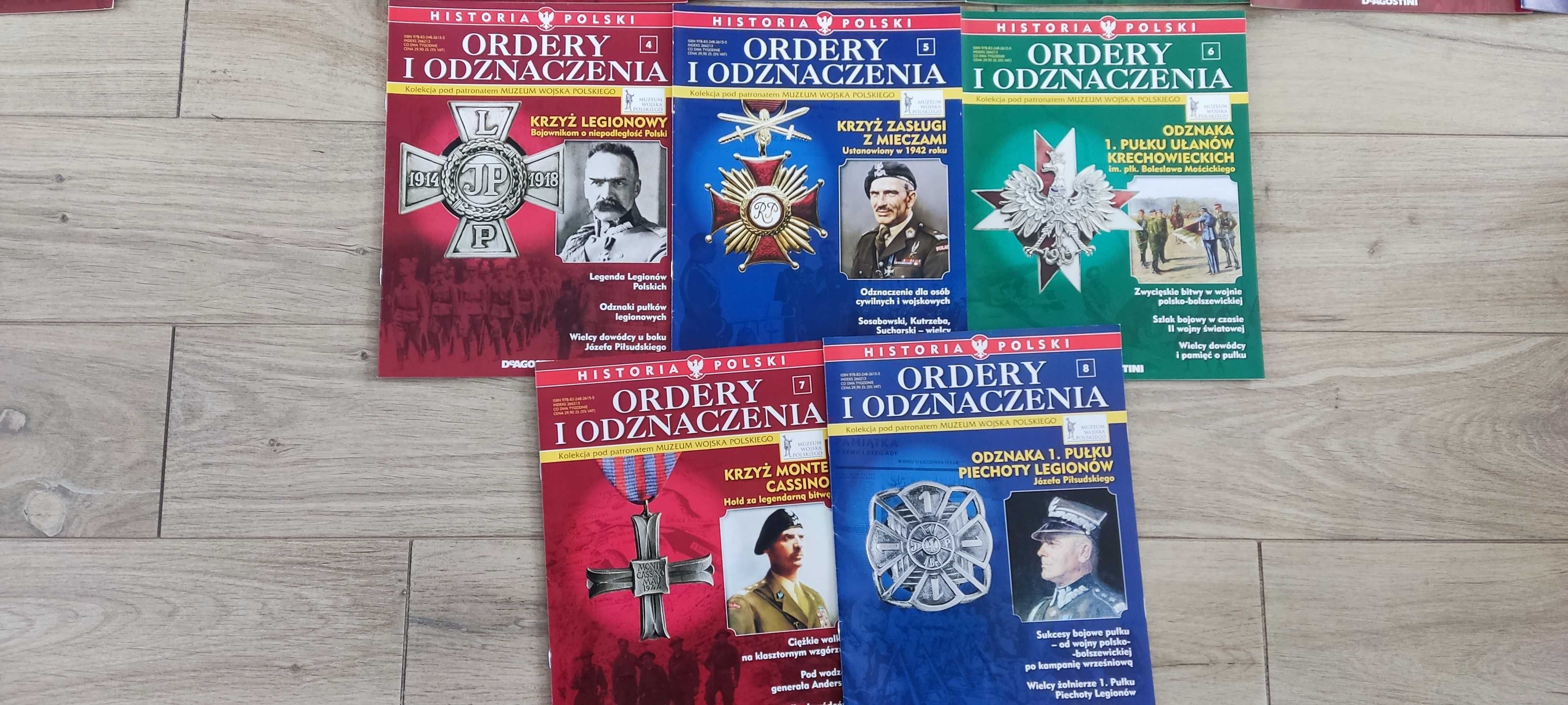Książki 2 RP Polskie medale odznaczenia z segregatorem Deagostini