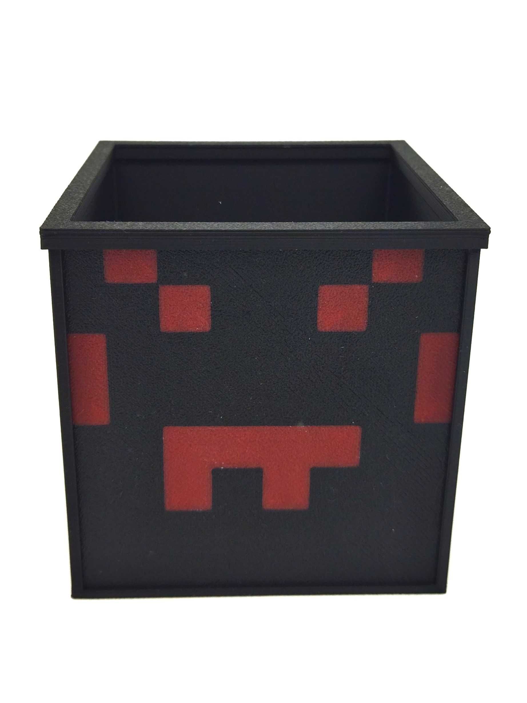 Organizer, przybornik biurkowy – inspirowany grami Minecraft Pająk