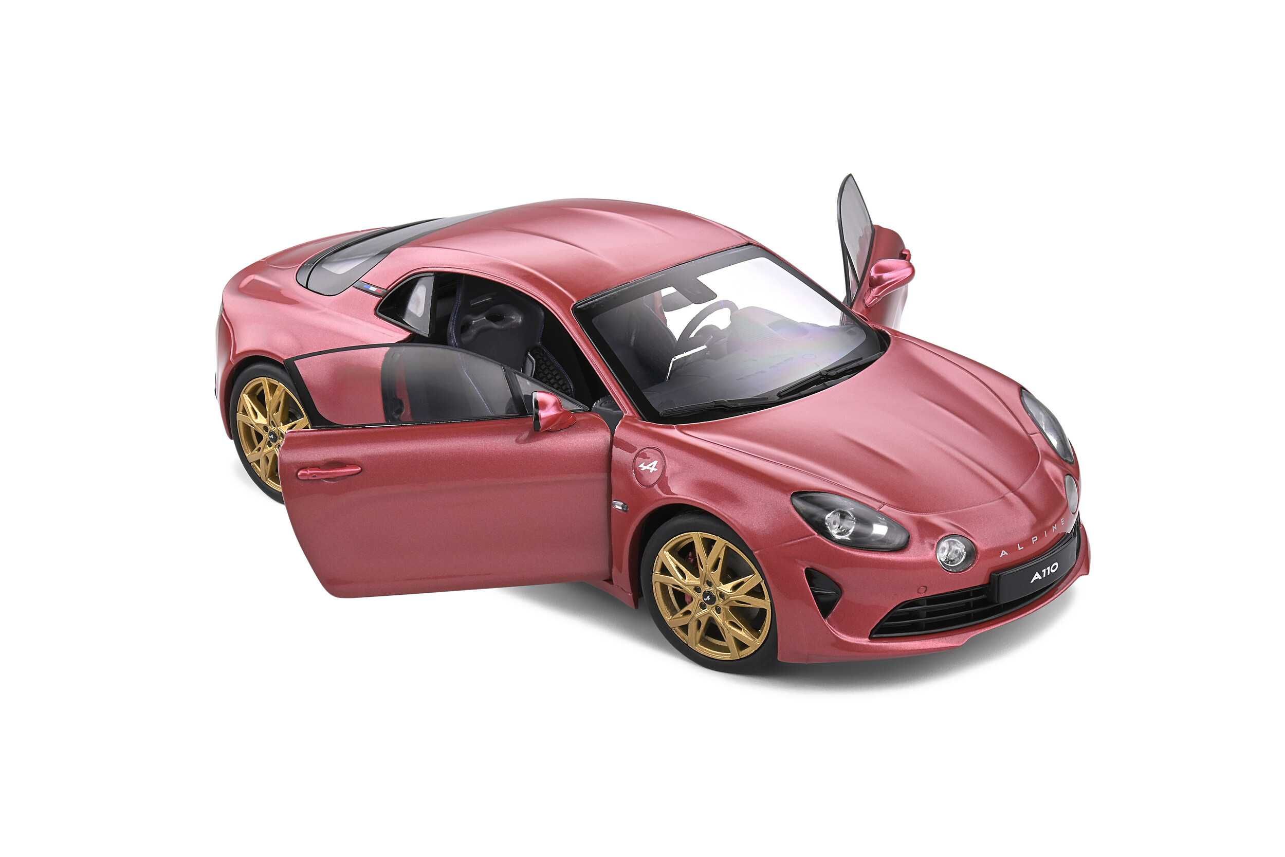 Alpine A110S Pure Color Edition 2021 Rose Bruyere - skala 1:18 Solido