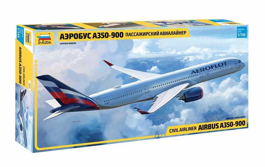 Zvezda 7039 Airbus A-350-900  1/144 model do sklejania