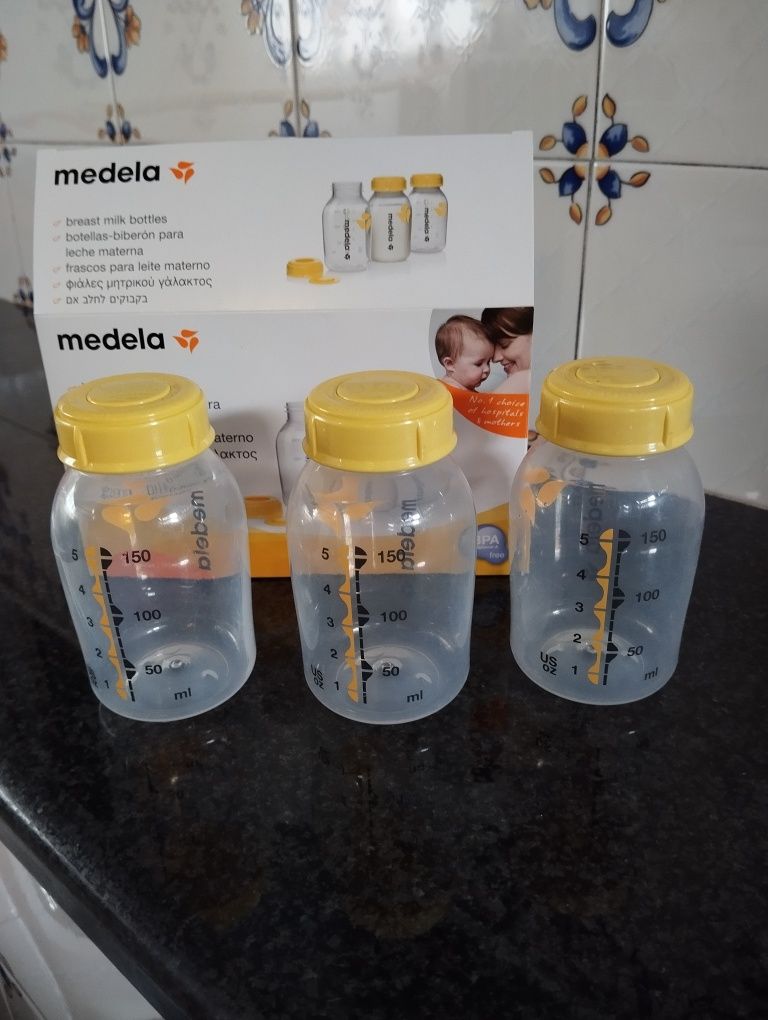 Pack 3 frascos leite materno - Medela