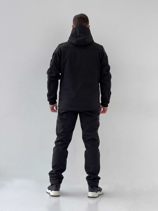 Костюм чоловічий софтшел утепленний з липучками для шевронів