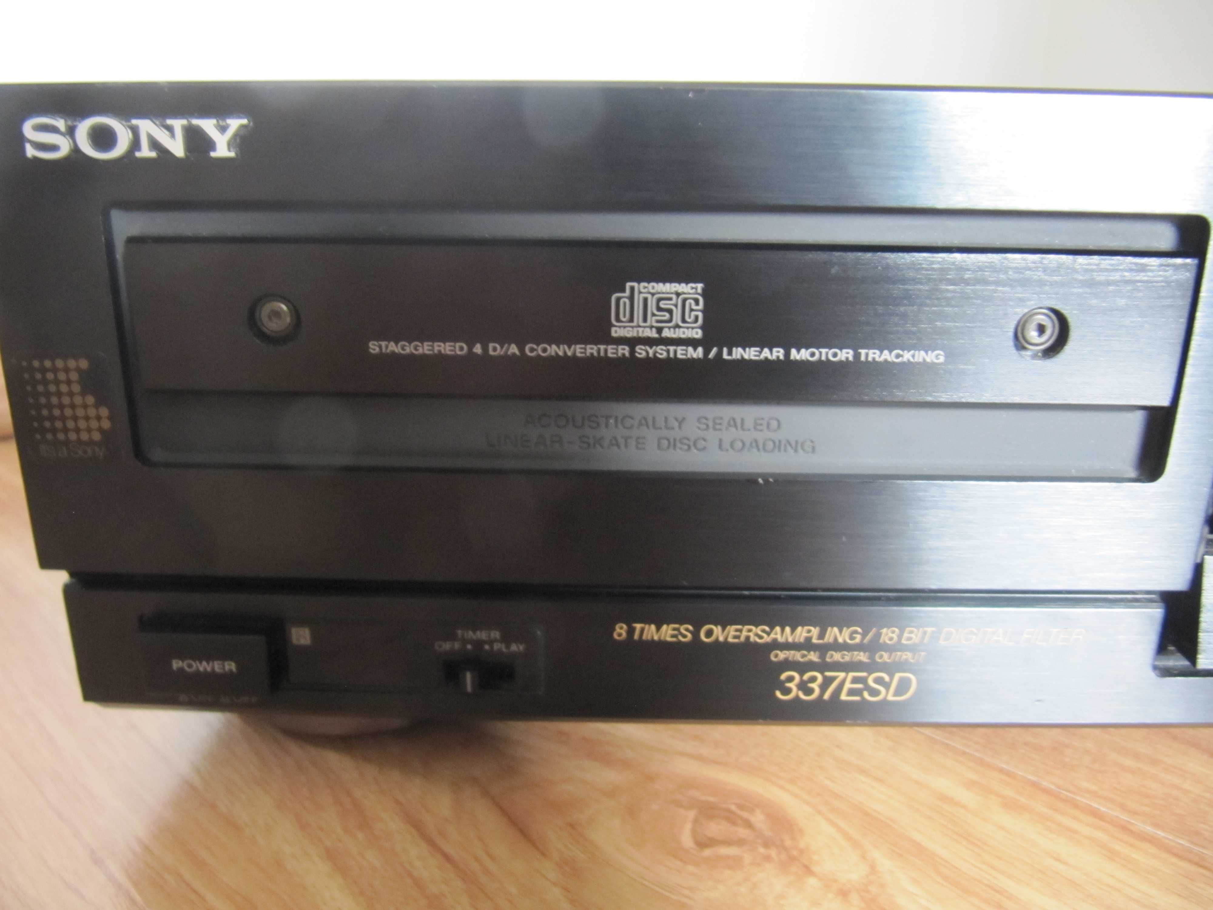 Odtwarzacz CD  SONY CDP-337ESD - laser KSS190A