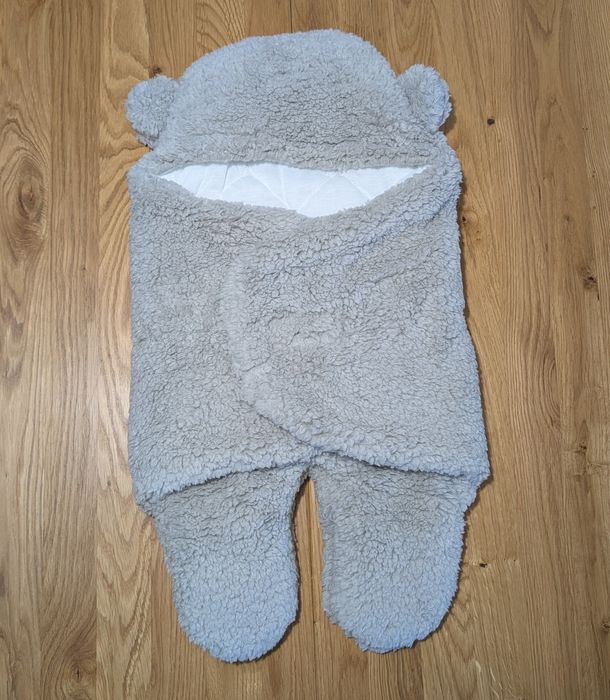 Пухнастий теплий демісезонний конверт