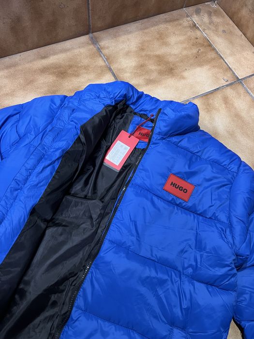 Куртка пухова Hugo Boss чоловіча нова синя зимова тепла бос casual new