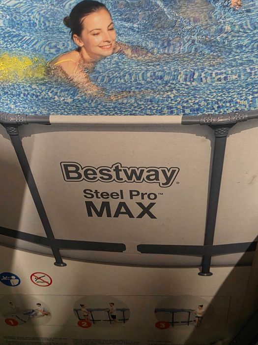 Basen BESTWAY 457x122 CM + Filtr piaskowy - HECHT 302200 UYŻWANY