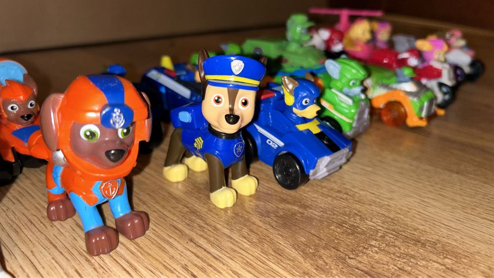 Figurki Psi Patrol Spin Master  - Chase , Skye, Rocky, Rubble