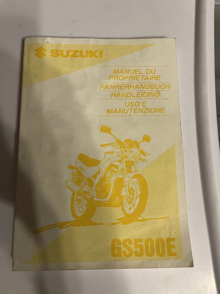 Suzuki GS 500 instrukcja obsługi