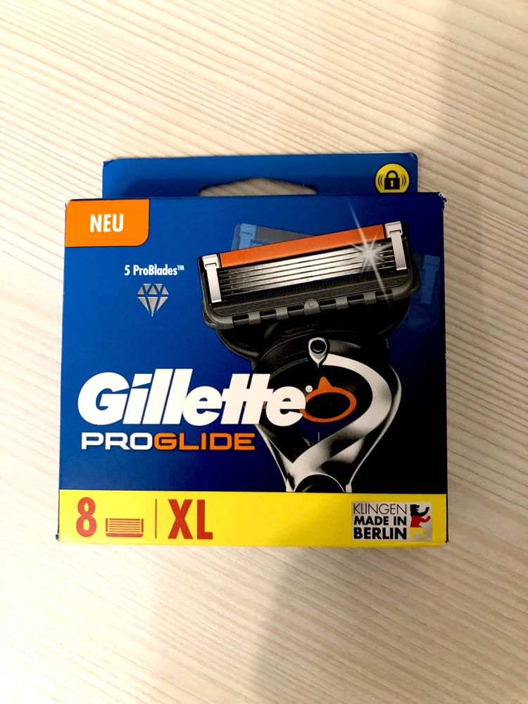 Оригінальні леза Gillette Pro Shield/Pro Glide/Mach 3- Німеччина