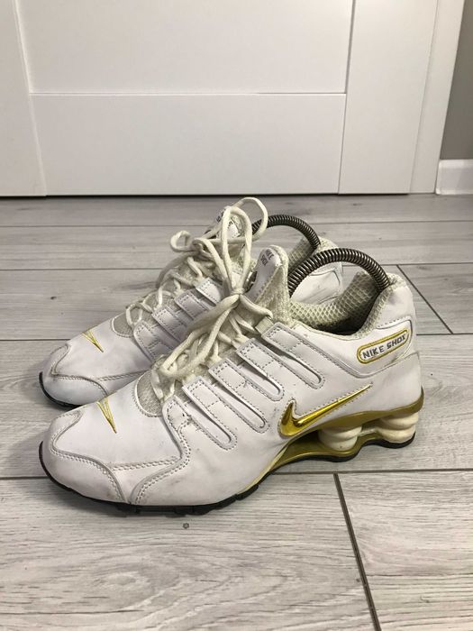 Buty Nike Shox White/Gold rozm. 40 vintage