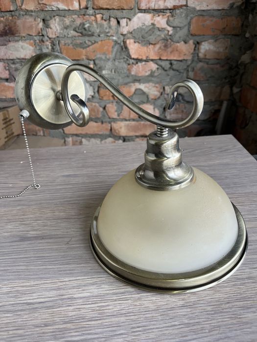 Люстра, Абажур сталевий, бра, плафон