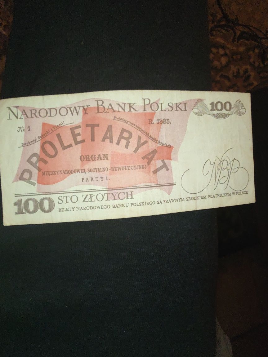 Zestaw banknotów z lat 1930