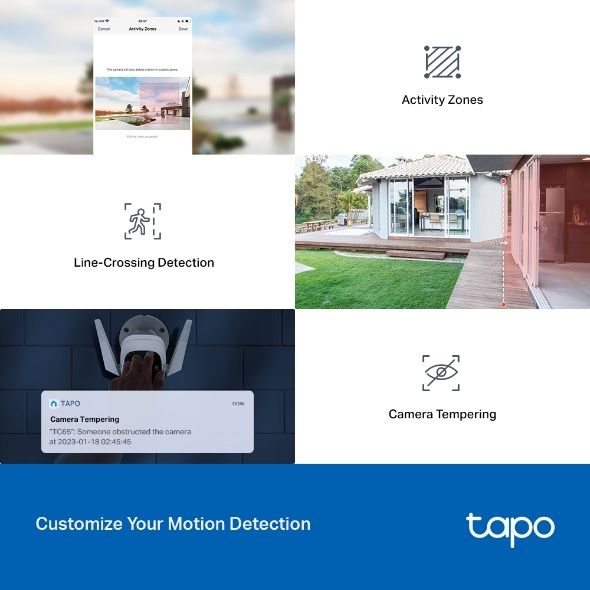Tapo tc65 - camara interior/exterior ip66 (até 4 unidades]