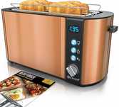 Toster KESSER złoty duży 4 kanapki funkcja rozmrażania 1250 W (260)