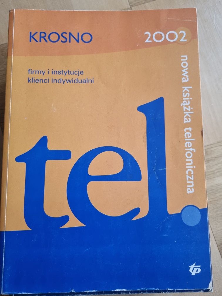 Książka telefoniczna Krosno I powiaty 2002r.