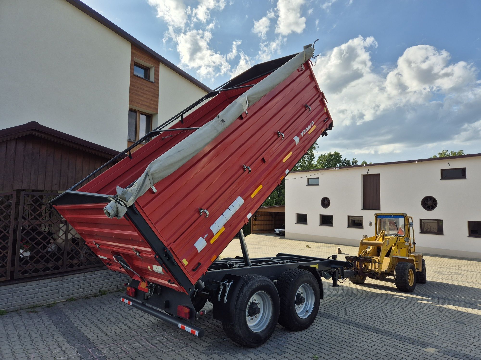 Przyczepa Tandem Metalfach T730/3 12 ton