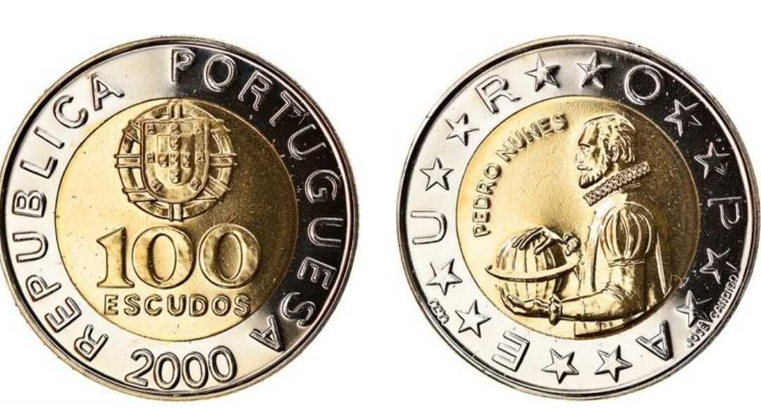 Moedas portuguesas de coleção 50$/100$00 escudos
