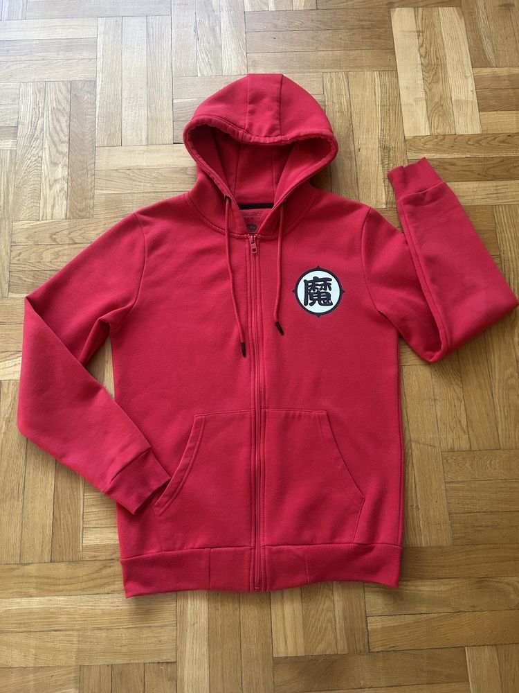 House czerwona bluza na zamek r. M