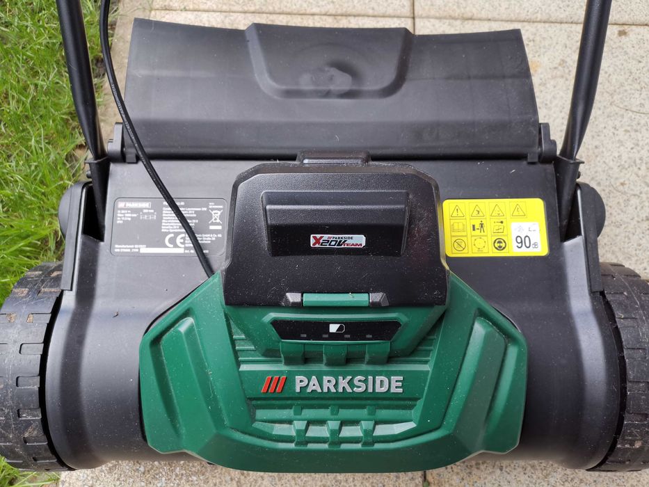 Kosiarka akumulatorowa Parkside 20V PSMA 20-Li A1 bębnowa wrzecionowa