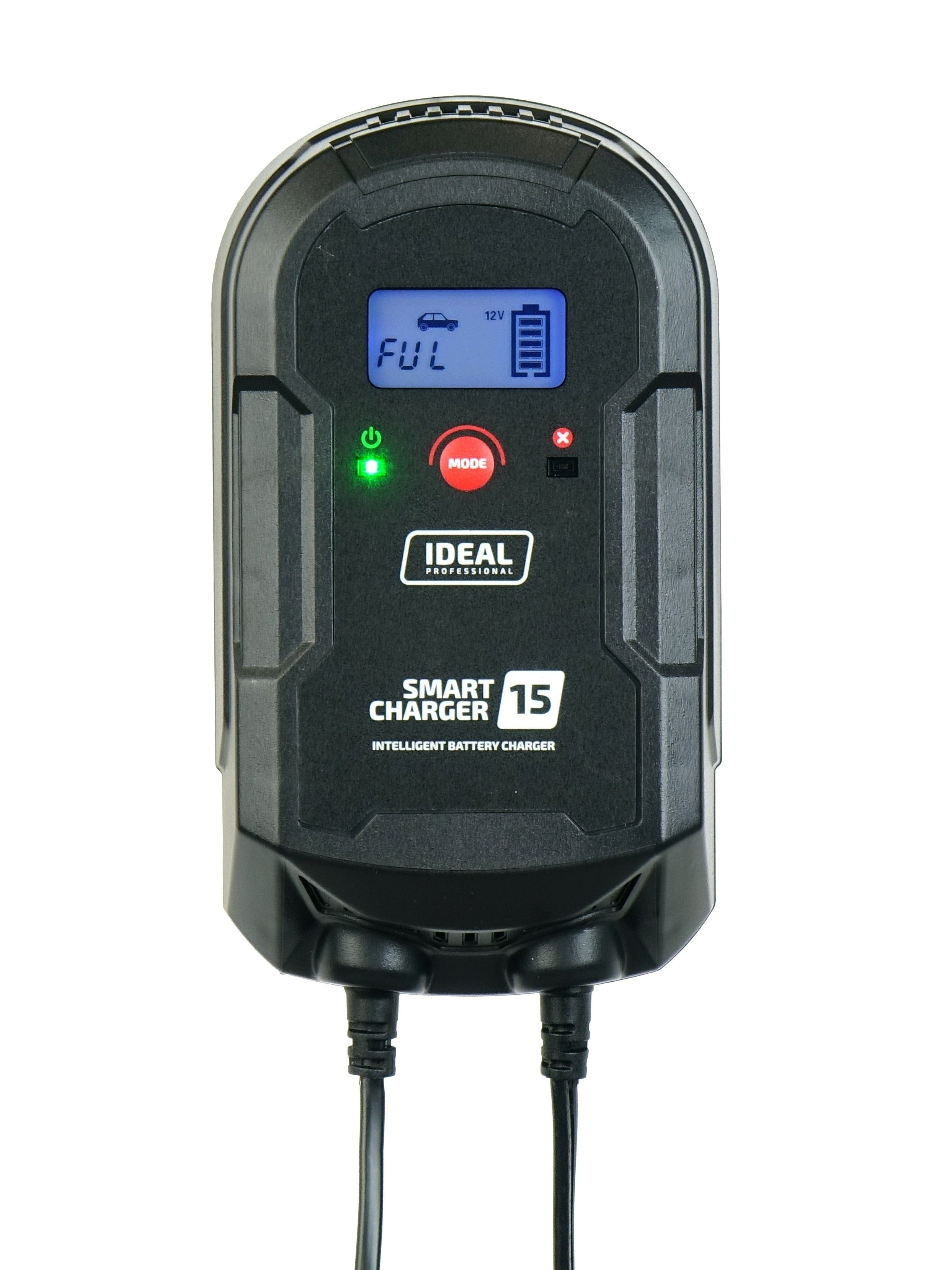 prostownik automatyczny smart charger lcd 15 6/12v 15a agm gel efb wet