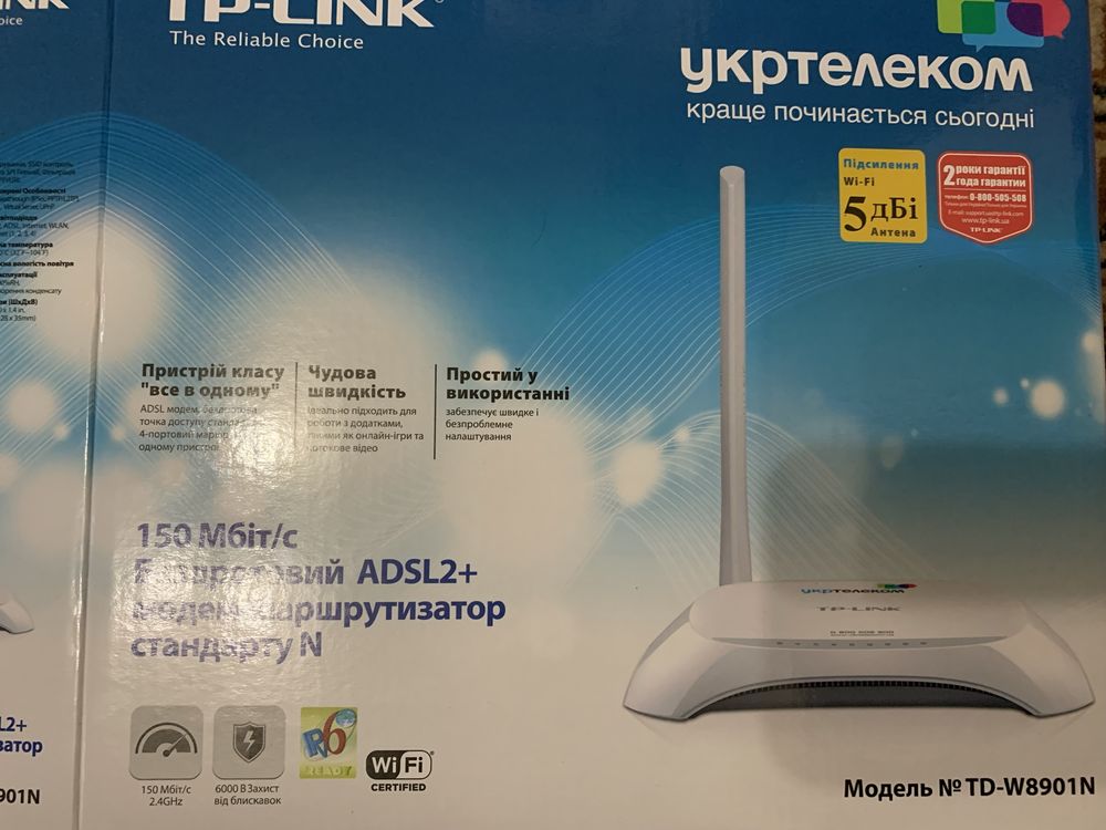 Модем ТР link TD-W8901N