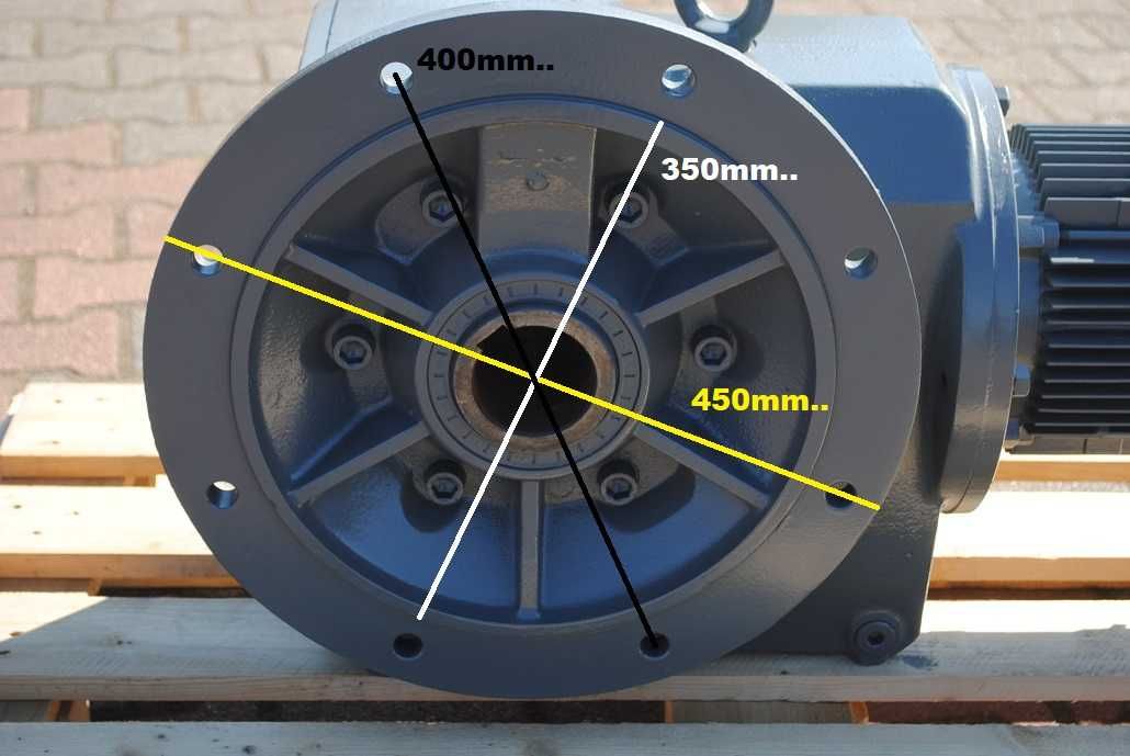 Motoreduktor kątowy 5.5kw. 26obr./min. firmy SEW