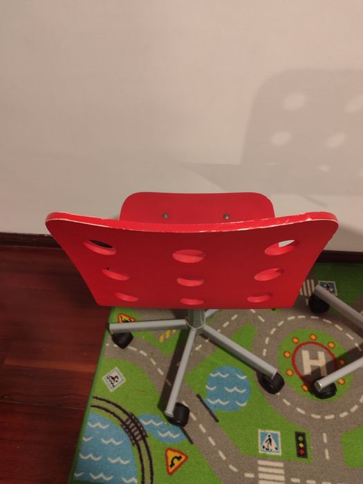 Cadeira Criança Vermelha Ikea