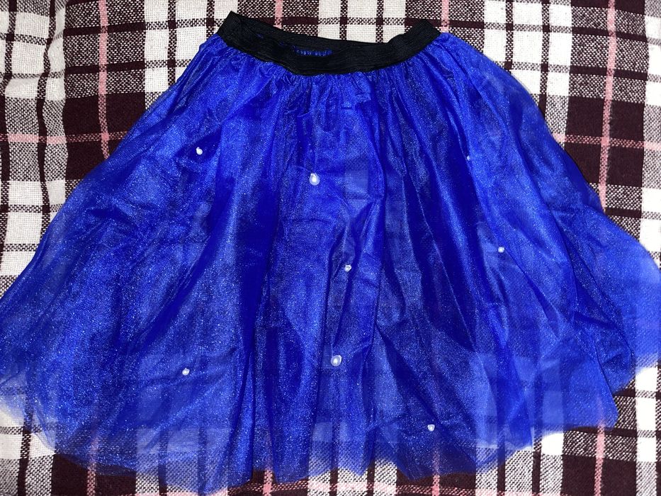 Спідниця фатинова синя