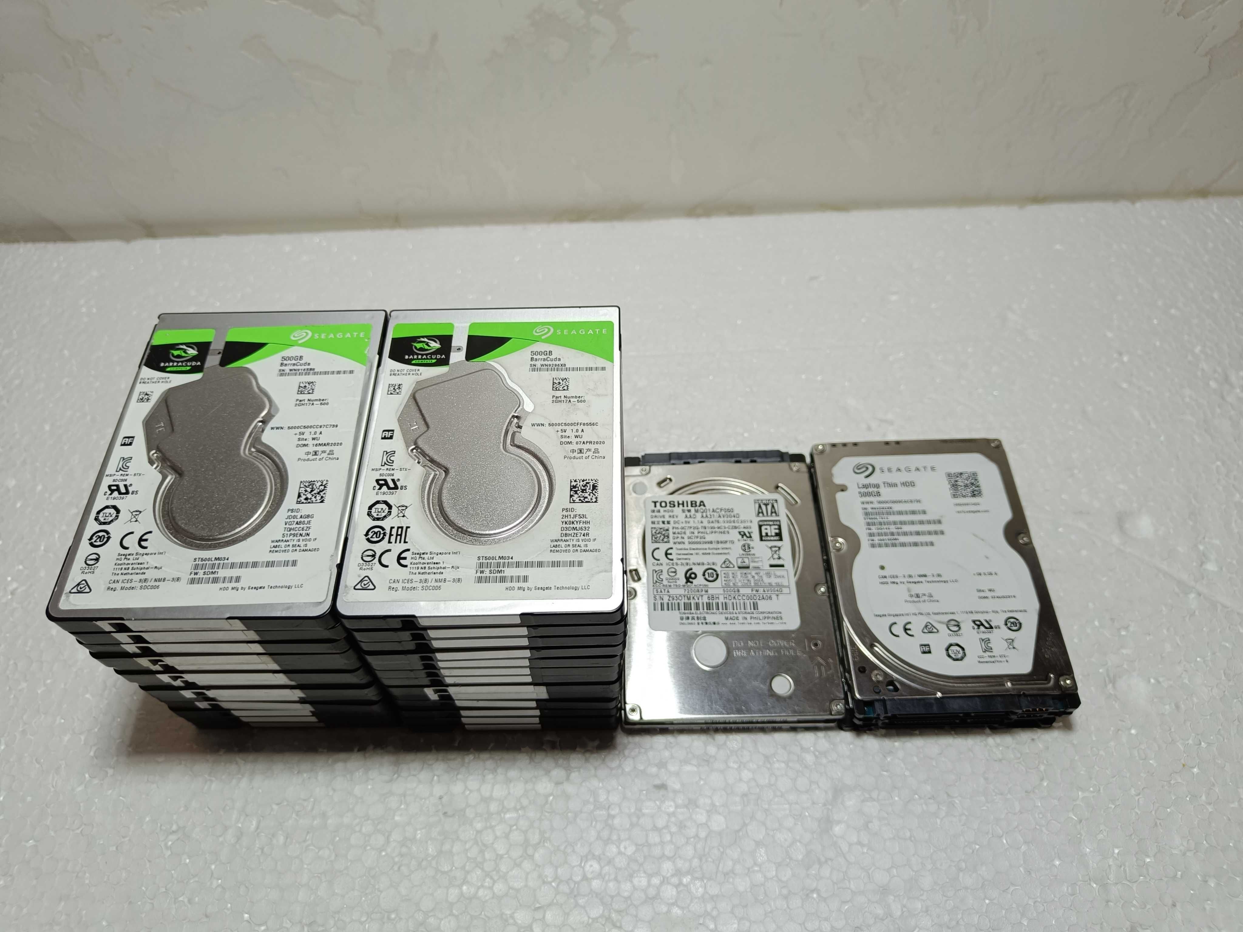 Хард диск HDD SSD Seagate WD 500GB 1TB 2.5 ДЛЯ НОУТБУКА ВІДМІННИЙ стан